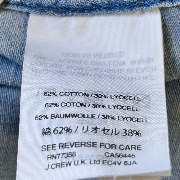 Madewell Light Blue Denim Blouse - Picture 2 of 8